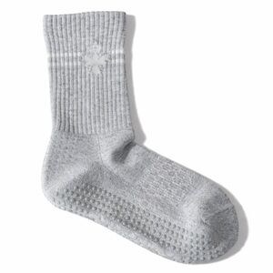 Bombas Women’s Grippers Half Calf Socks Harbor Grey Size M NEW